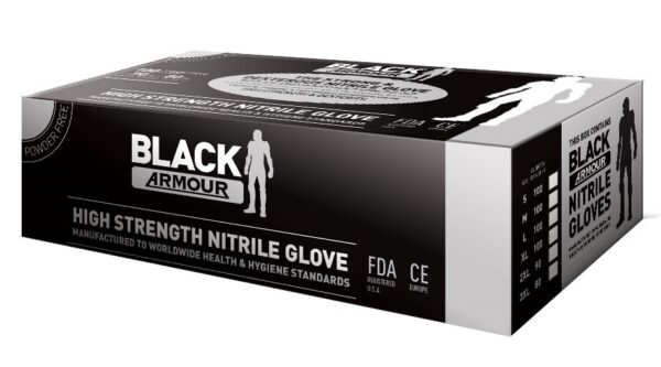 3xl black nitrile gloves