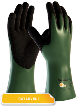 Armour Safety Products Pty Ltd. - MaxiChem Cut 3 Gauntlet 33cm