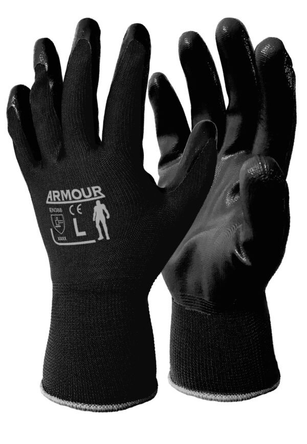 Armour Safety Products Pty Ltd. - Armour Flat Nitrile Open Back Glove