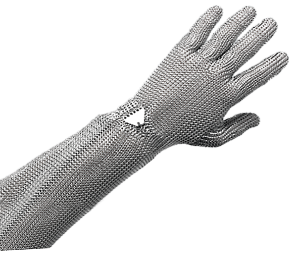 Armour Safety Products Pty Ltd. - Falcon Chain Mesh Hook Closure Glove with – 19cm Cuff