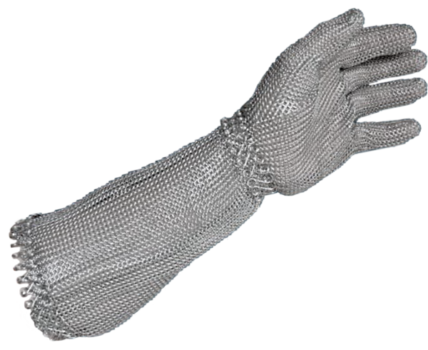 Armour Safety Products Pty Ltd. - Raptor Chain Mesh Spring Closure Glove with – 20cm Cuff