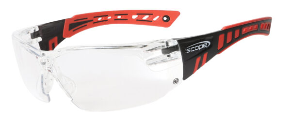 Armour Safety Products Pty Ltd. - Scope Speed Red/Black Frame Titanium Clear Lens