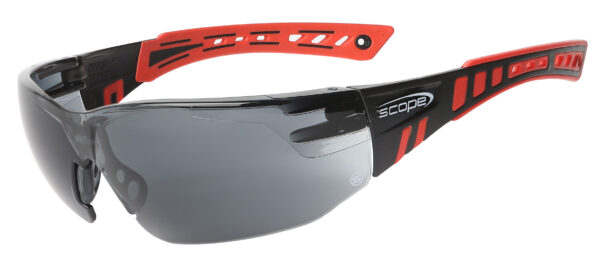 Armour Safety Products Pty Ltd. - Scope Speed Red/Black Frame Titanium Smoke Lens