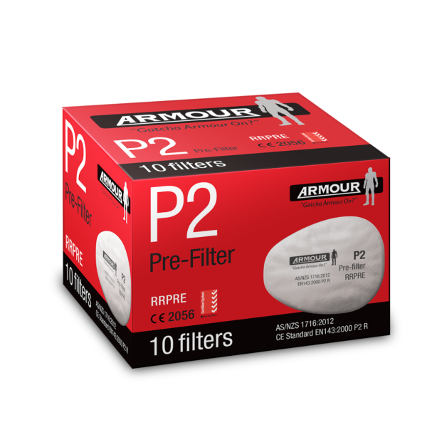 Armour Safety Products Pty Ltd. - Armour Prefilter – P2 (Box)