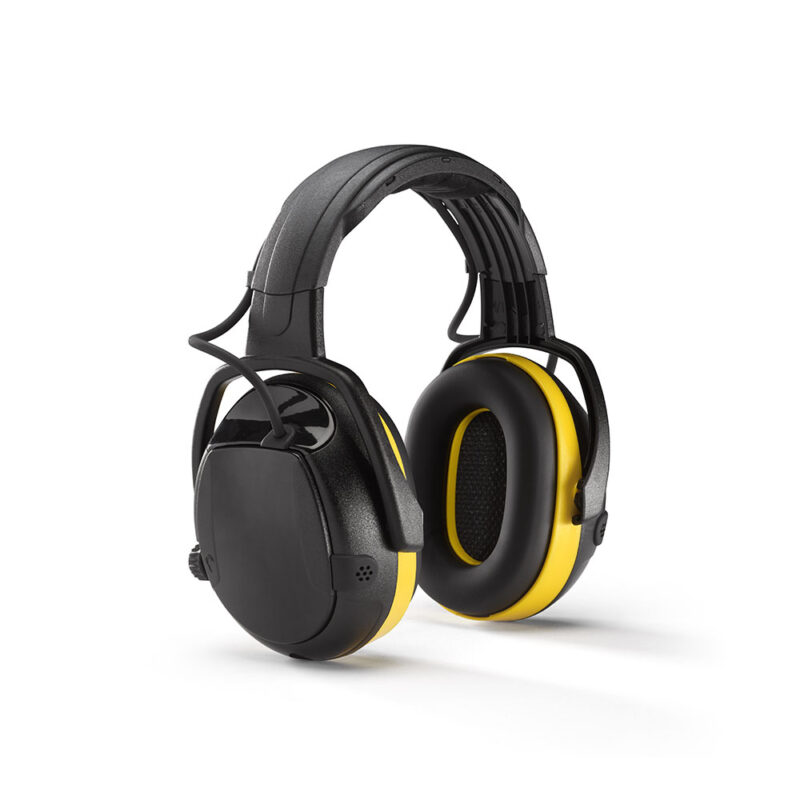 Premium Hi-Vis Yellow Bluetooth Earmuffs - Class 5 – Safe-T-Tec