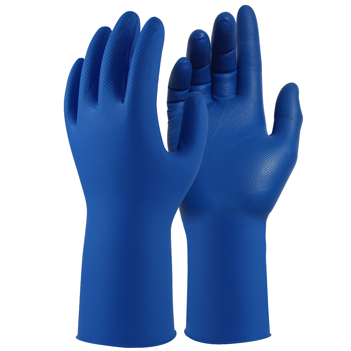 Armour Safety Products Pty Ltd. - Blue Armour Heavy Duty Disposable Nitrile Grip Glove – 30cm