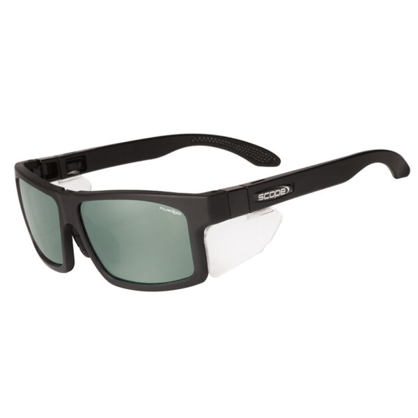 Armour Safety Products Pty Ltd. - Scope Cross Fit Frozen Blk Frame Polarised Lens/Inc X-Fit Temples