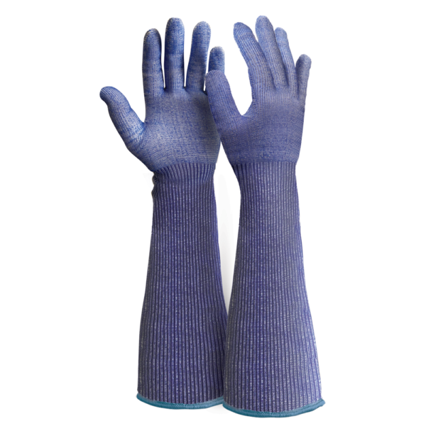 Armour Safety Products Pty Ltd. - Blade Core Steel Cut 5/F Blue Food Long Cuff Glove