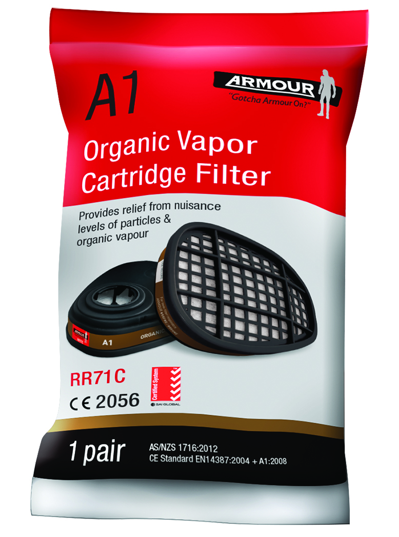 Armour Safety Products Pty Ltd. - Armour Organic Vapor Cartridge – A1